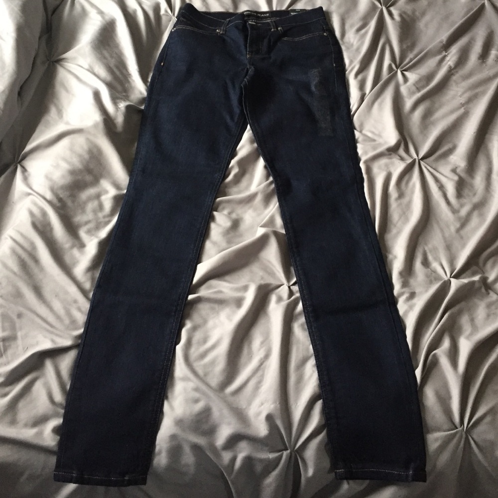 EXPRESS Dark Wash Skinny Jean sz 4 Long